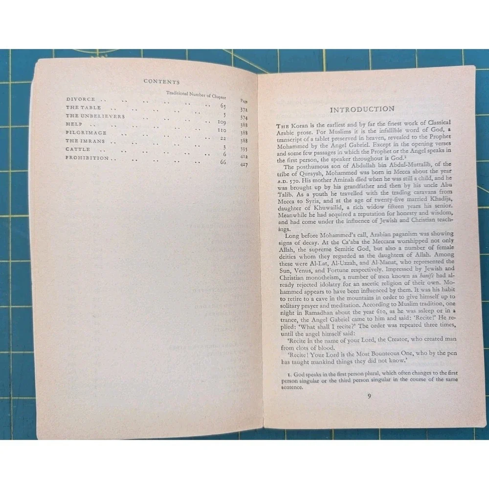 The Koran Paperback Religion Notes from Owner